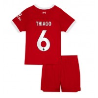 Liverpool Thiago Alcantara #6 Hemmadräkt Barn 2023-24 Kortärmad (+ Korta byxor)
